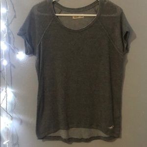 Grey Sweater Short Sleeve